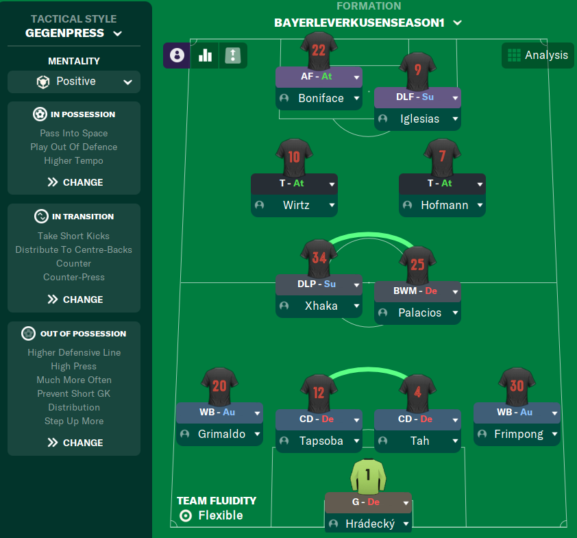 Leverkusen FM24 tactics